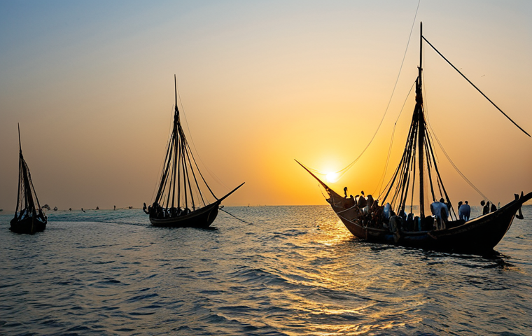 바레인의 역사적 다리 - **Prompt 1: Ancient Dilmun Era - First Connections and Primitive Engineering**
    "A panoramic shot...