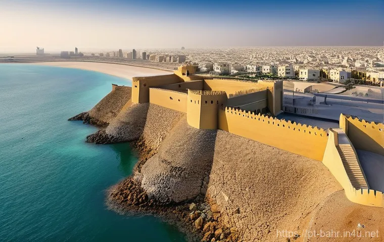 바레인 전쟁 역사 - **Prompt: Ancient Pearl Trading Hub**
    "A vibrant scene depicting ancient Bahrain as a bustling p...